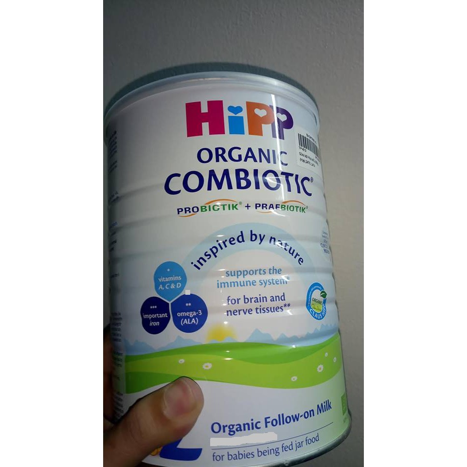 (Nguyên nắp) Sữa bột HiPP Combiotic số 1/2/3/4 - 800g