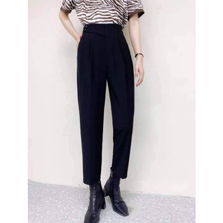 Quần Baggy Nữ Cạp Lệch Hot Trend