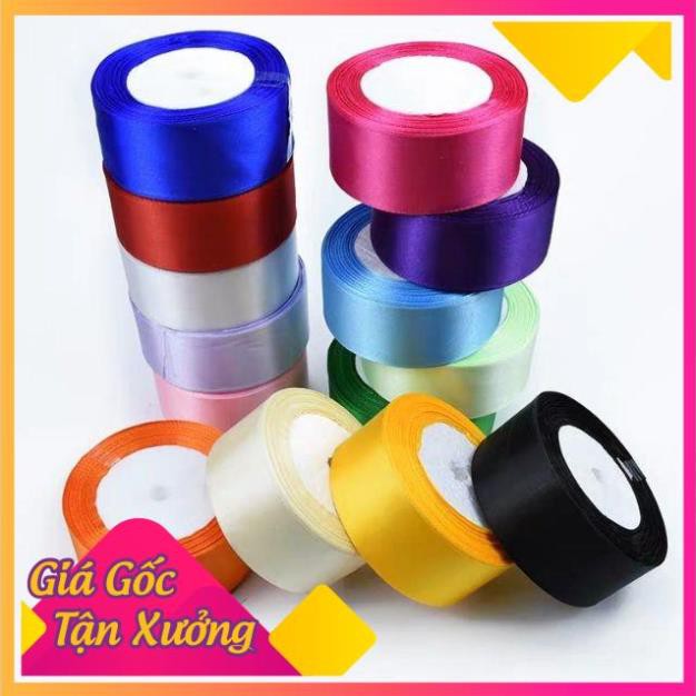 Ruy băng vải cuôn♤ bản 4cm cuộn dài 22m♤ giá tại xưởng