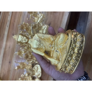 Bộ tượng thất phật dược sư 13cm composit lưu ly