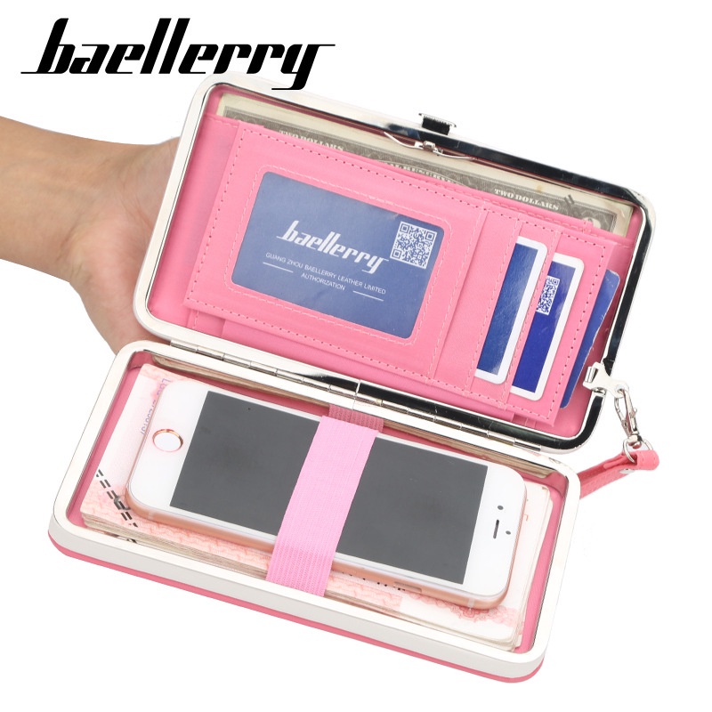 Ví Baellerry màu trơn chất lượng cao dành cho nữ