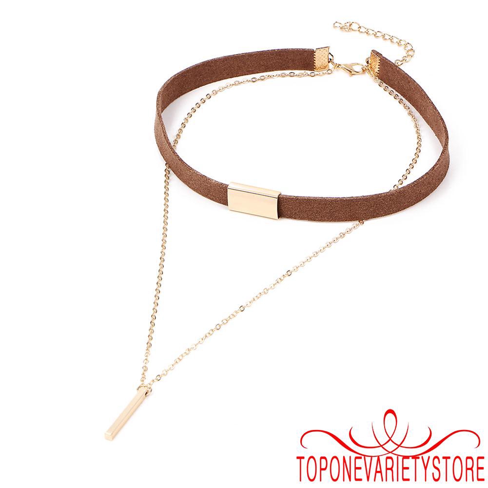 Vòng cổ choker thiết kế đơn giản thời trang thanh lịch cho nữ