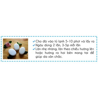 Cây Lăn Mặt Bằng Đá Trắng  - Đá Lạnh Chăm Sóc Mặt