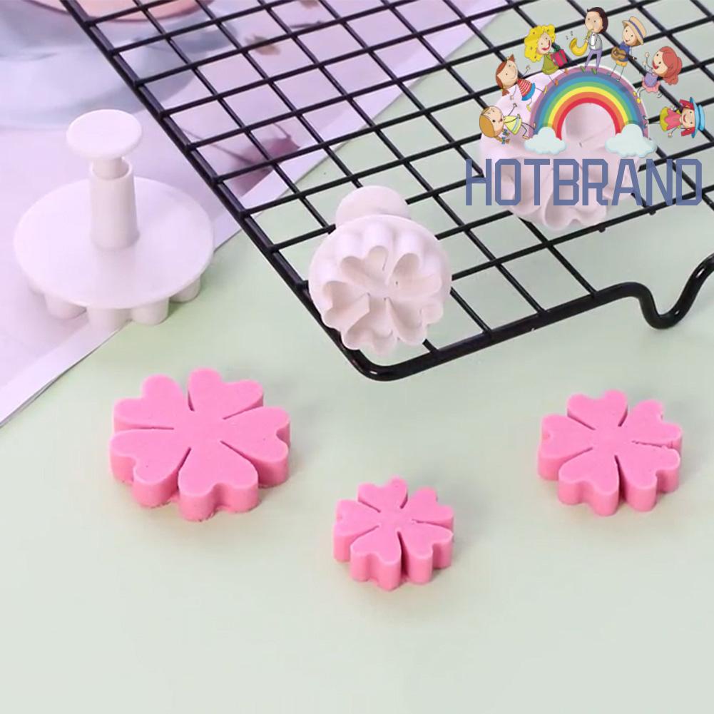 Khuôn Nhựa Làm Kẹo Đường Hình Hoa Trang Trí Bánh