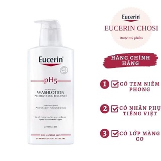 [KHÔNG MÙI] EUCERIN SỮA TẮM KHÔNG MÙI PH5 DÀNH CHO DA NHẠY CẢM 400ML