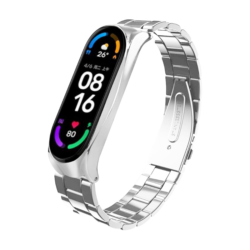 Dây đeo thay thế bằng thép không gỉ cho Xiaomi Mi Band 6/Mi 6