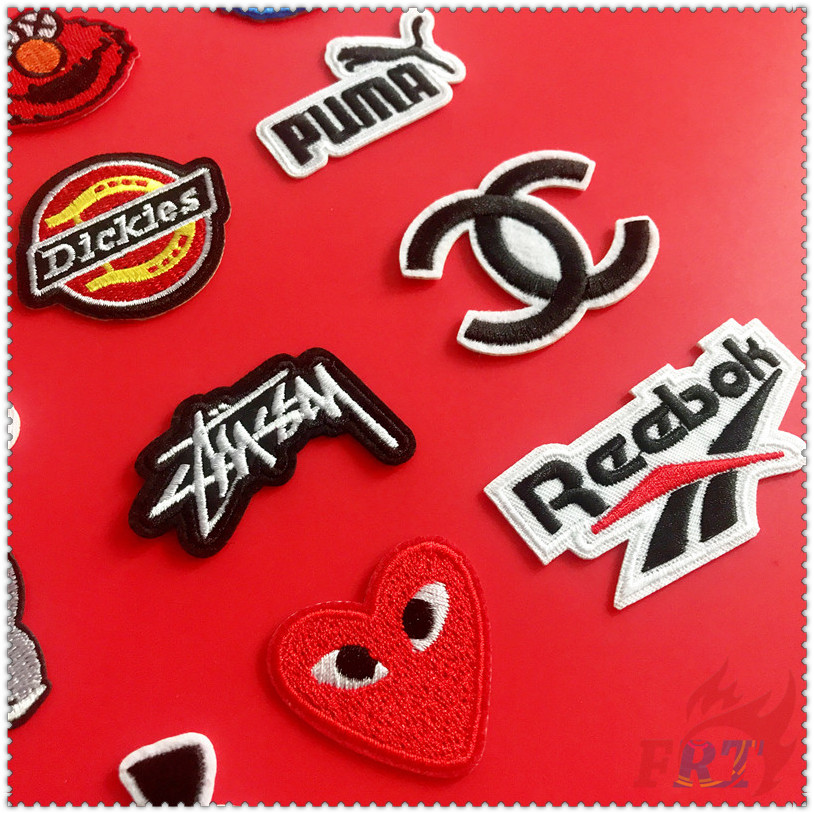 Miếng vá thêu ủi trang trí sửa quần áo DIY