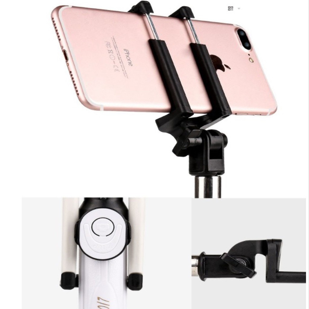 Gậy tự sướng Tripod Selfie Stick ba chân Bluetooth đa năng. | BigBuy360 - bigbuy360.vn