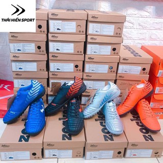 Giầy đá bóng Zocker Space Bạc, Cam, Xanh, Đen chính hãng THON-GỌN-MỀM MẠI (Tặng tất thể thao chống trơn 8sport 35k)