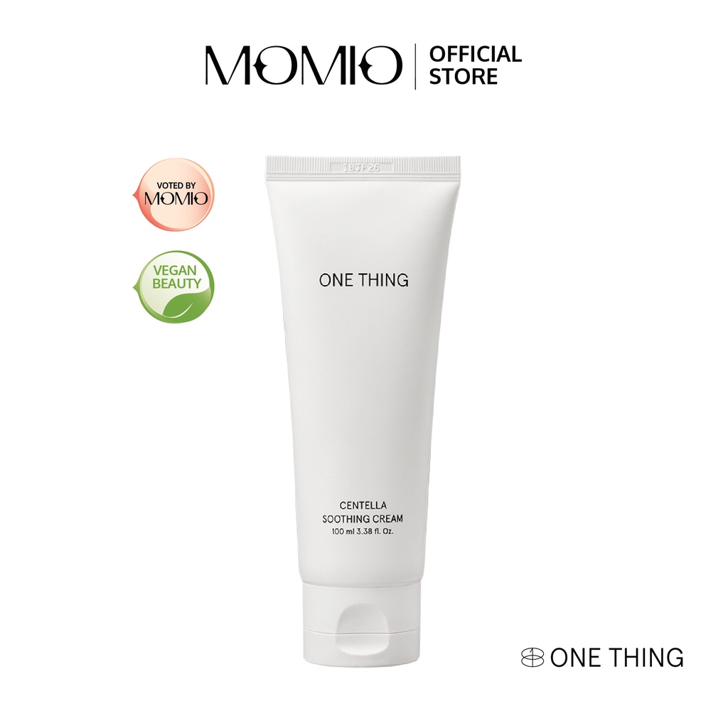 Kem dưỡng làm dịu da chiết xuất rau má One Thing Centella Soothing Cream 100ml - Momio.Asia