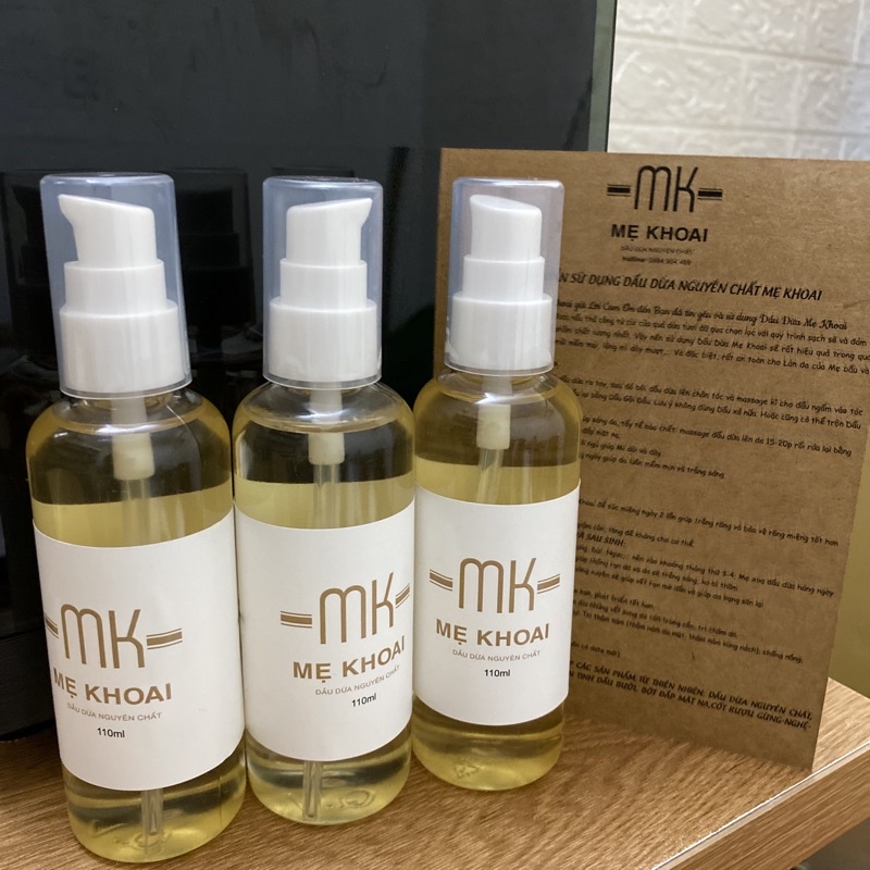 Dầu Dừa Mẹ Khoai Chai 110ml