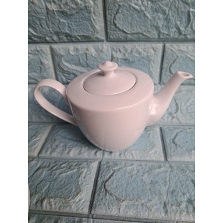 Bình trà gốm sứ minh long bình trà 0.65 l - daisy - trắng
