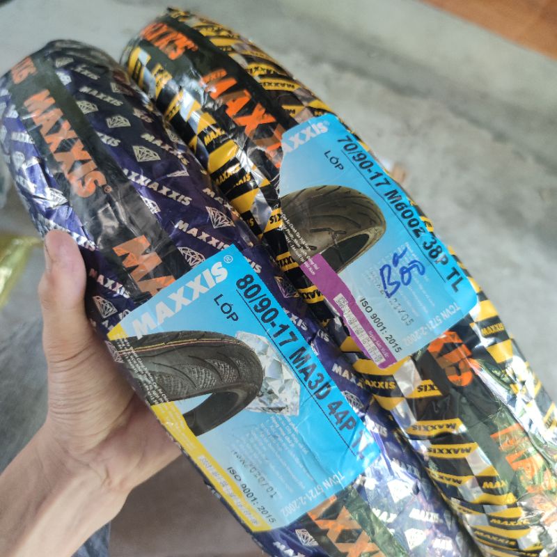 [Mã LIFEXANH03 giảm 10% đơn 500K] Cặp vỏ,lốp 70/90,80/90-17 maxxis chính hãng
