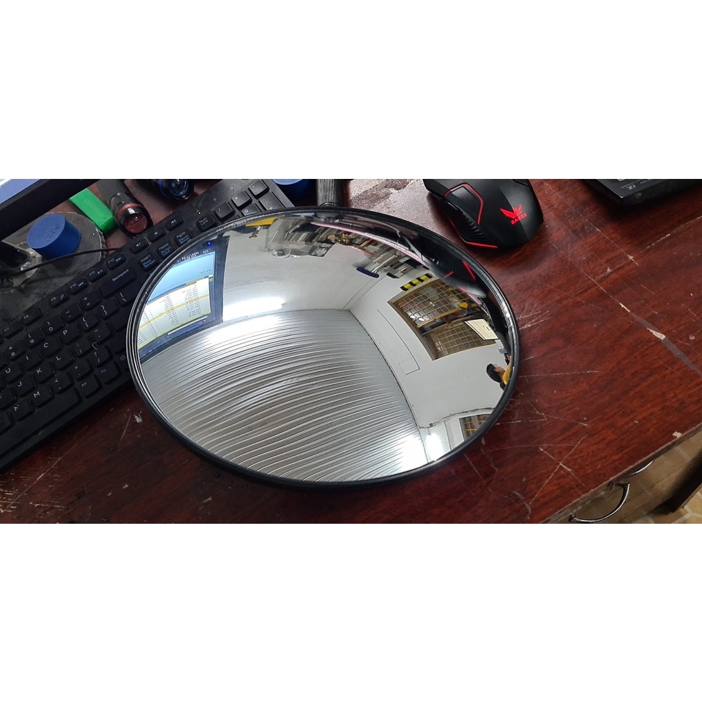 Gương cầu 25cm lồi dùng làm phong thủy gia đình, công ty, nhà hàng, khách sạn - đường kính 25cm - cao cấp