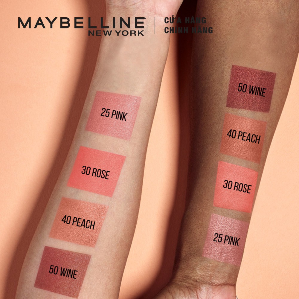 Phấn Má Hồng Mịn Lì Chuẩn Màu Maybelline Fit Me