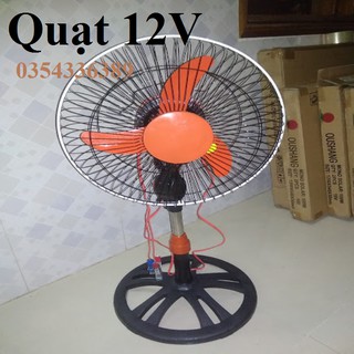 Quạt 12v kẹp bình acquy