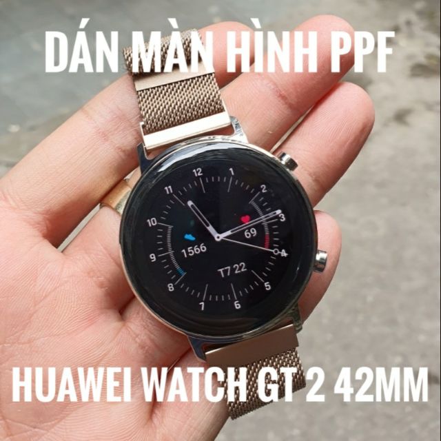 Dán màn hình Huawei Watch GT 2 42mm Full PPF siêu trong