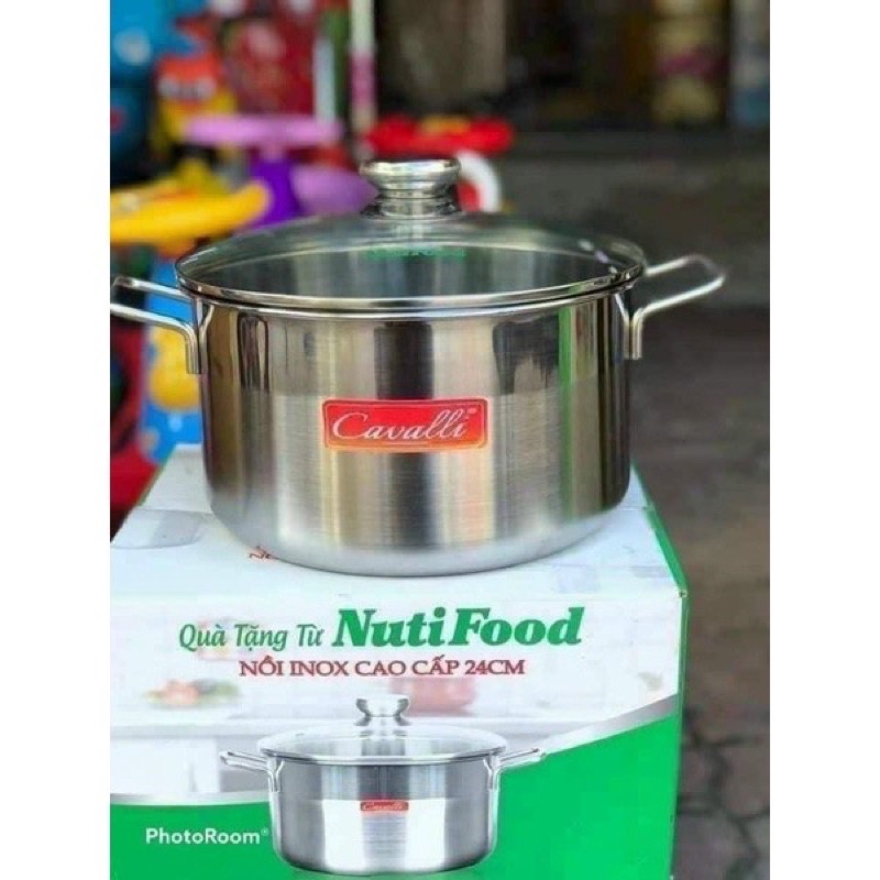 Nồi inox Cavalli 24 cm Nutifood