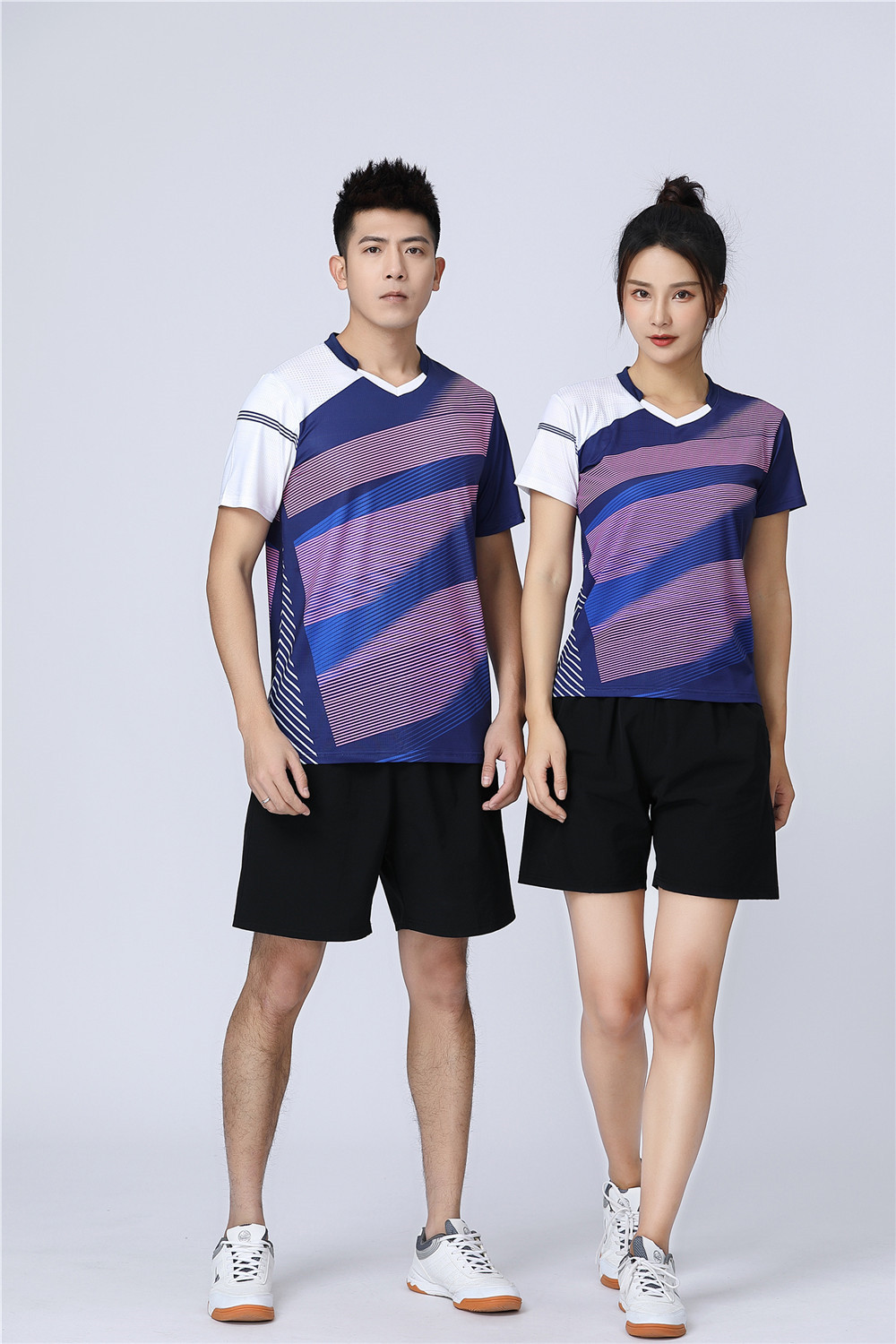 Bộ Quần Áo Thể Thao Chơi Cầu Lông / Tennis Nhanh Khô 2021 11840 Cyan-Blue