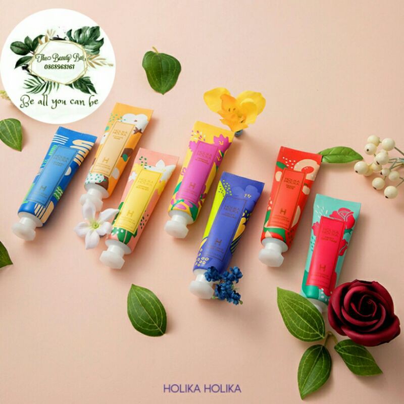 Kem tay hương nước hoa Holika Holika Perfume Hand Cream 30ml nhập khẩu Hàn Quốc