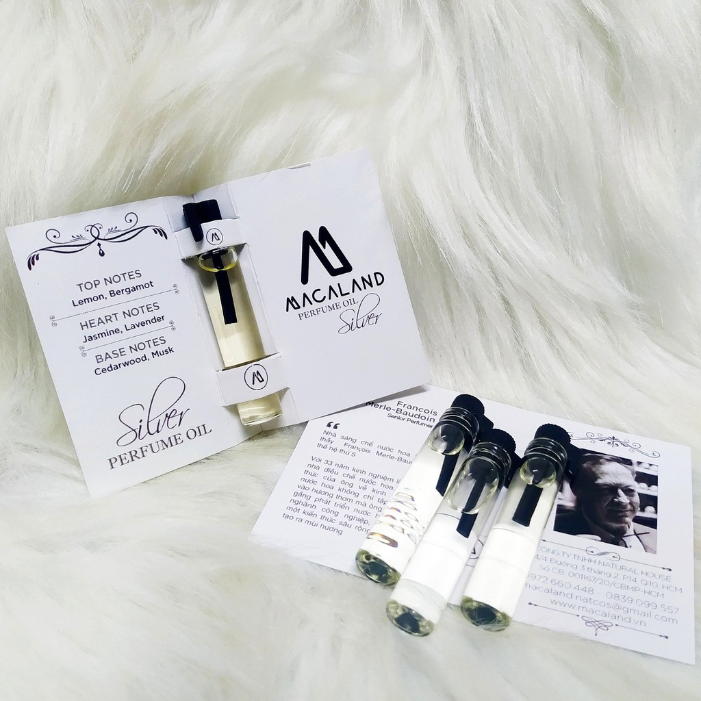 Nước hoa đậm đặc Advanced by MACALAND (sample - mẫu thử) | Thế Giới Skin Care