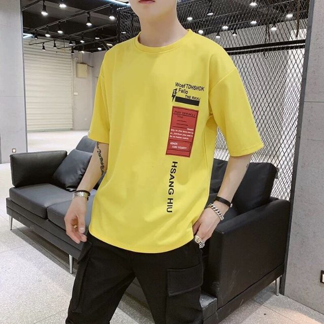 Áo thun tay lỡ unisex
