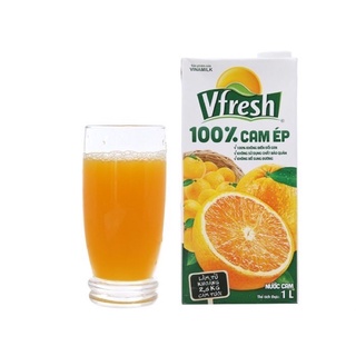Nước cam ép Vfresh hộp 1L
