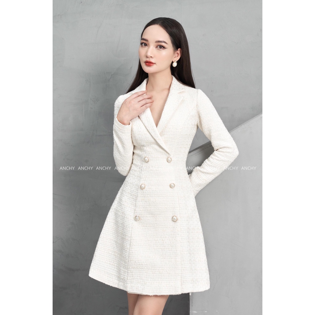 Váy dạ trắng - AD035