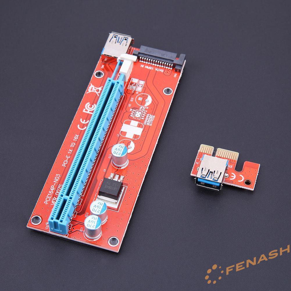 Dây Cáp Chuyển Đổi 60cm 007s Pci-E Riser 1x 16x Usb3.0 Cho Btc Miner