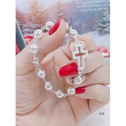 LẮC TAY QUẢ CẦU KIM TIỀN MẶT THÁNH GIÁ