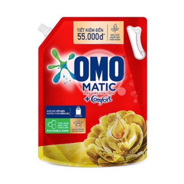 Nước Giặt Omo Matic Comfort Cửa Trên 2kg