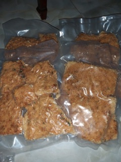 Cơm cháy siêu chà bông nhà làm