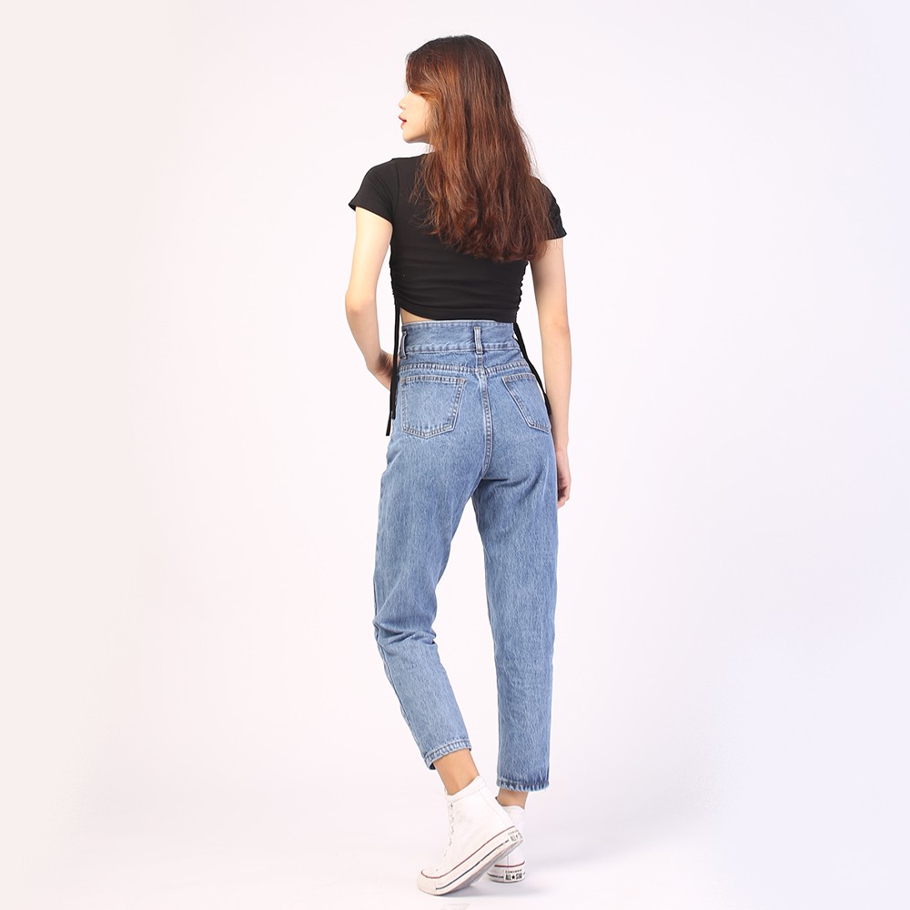 Quần baggy jeans nữ SAIGONJEAN form rộng 2 bách nhọn QD015 – quần bò nữ ulzzang | BigBuy360 - bigbuy360.vn
