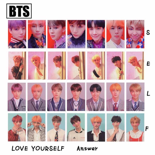 Sét Card album BTS EXO BLACKPINK SUPER JUNIOR RED VELVET