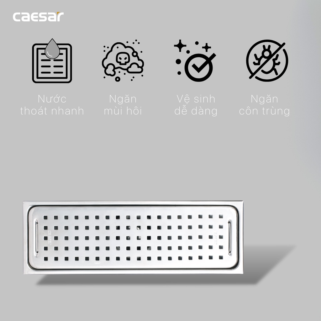 Thoát Sàn - Inox CAESAR ST1030B Ø60