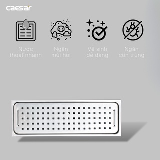 Thoát Sàn - Inox CAESAR ST1030B Ø60 (dài 300mm)