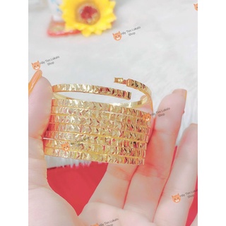 Ximen khắc 7 chiếc có khóa vàng thật - m4xm1831 lokalo shop - bộ ximen 7 chiếc, ximen có khóa lưỡi gà