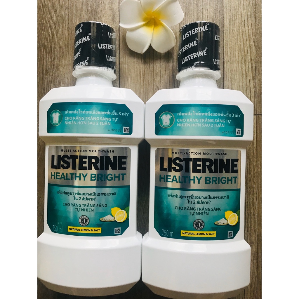 Nước súc miệng Listerine 250ml (trắng răng) (MP6932)