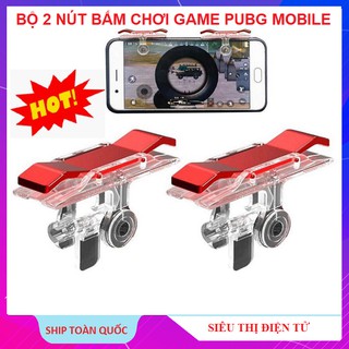 Combo 2 Nút Bấm Chơi Game, Thông Minn Hỗ Trợ Chơi Pubg Mobile Ros Mobile - Trên Mobile Ipad