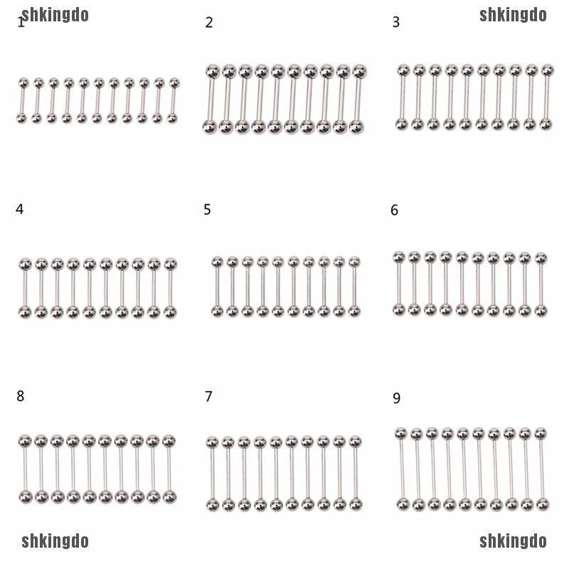 Khuyên cơ thể mạ bạc bằng thép không gỉ cá tính