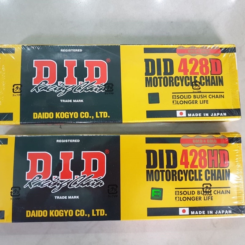 Sên Vàng DID 9 ly 428D - 10 ly 428HD - Made in Japan