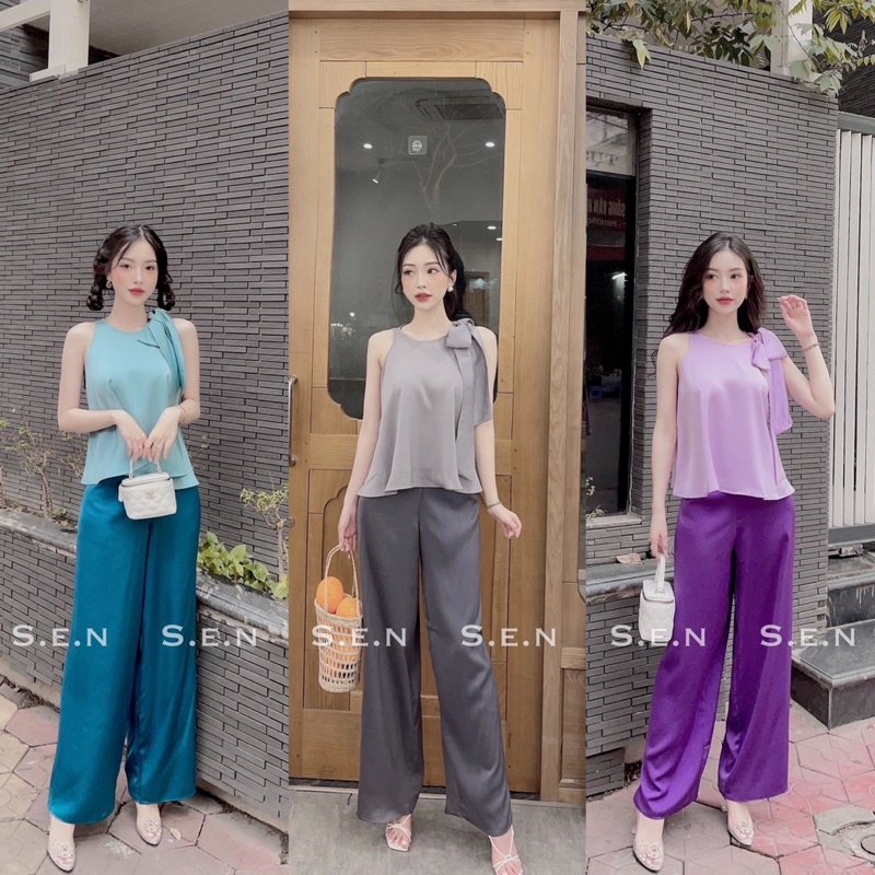 Sét lụa áo sát nách