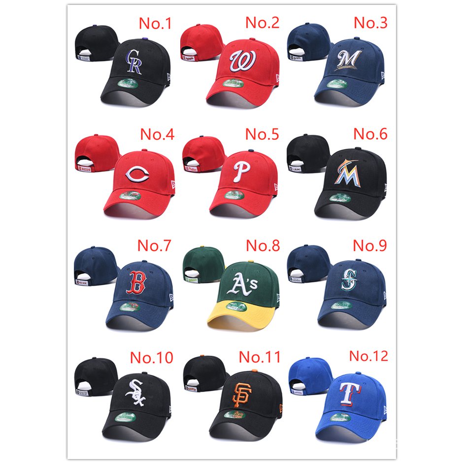 Nón lưỡi trai MLB thêu chữ nhtw 15 phong cách Hàn Quốc thời trang
