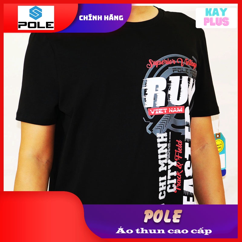 Áo thun Nam &amp; Nữ cổ tròn POLE - Streetwear 03