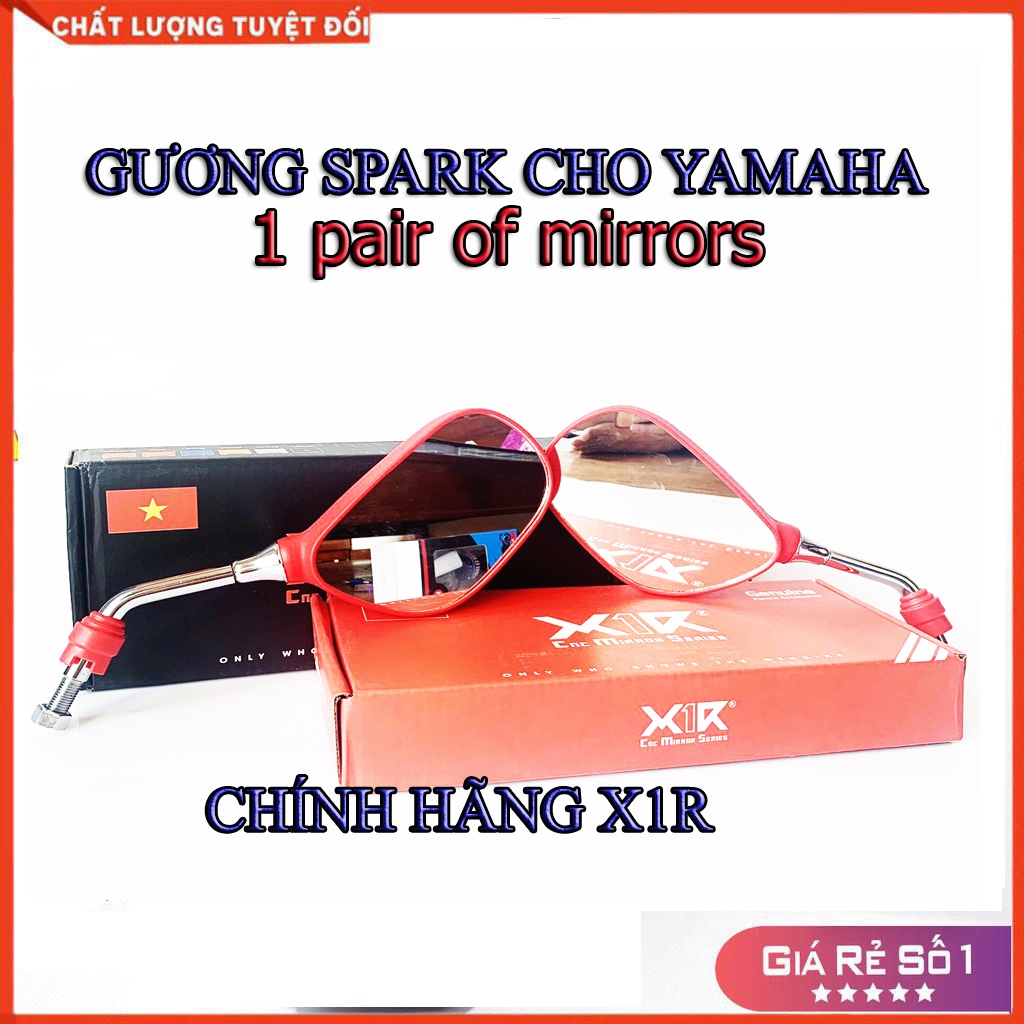 Cặp Kính Chiếu Hậu Yamaha Chính Hãng Gắn Cho Honda-Yamaha (Giá Bán 1 Đôi)