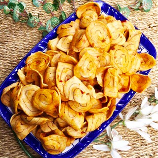 Bánh Tai Heo Sốt Mắm Ớt Cực Ngon - Lon 200Gr