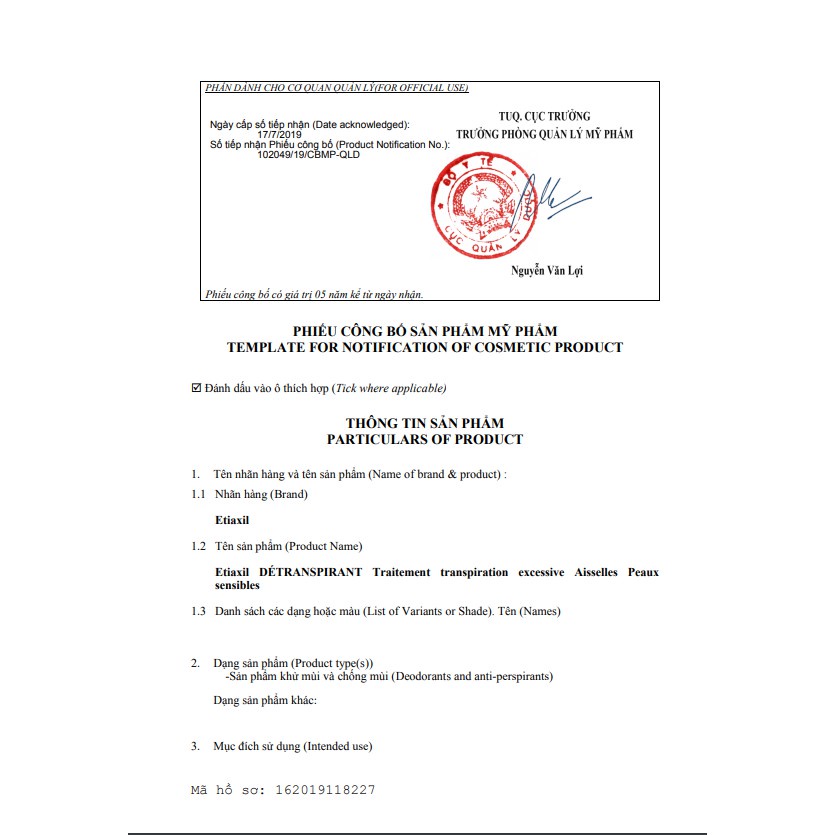 Lăn khử mùi etiaxil, lăn nách giảm tiết mồ hôi hiệu quả 15ml | BigBuy360 - bigbuy360.vn