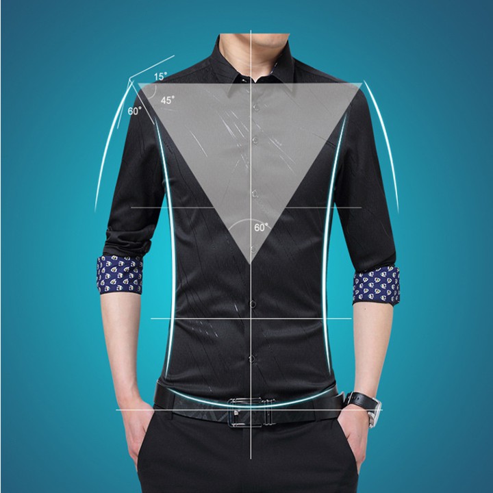 (TRỢ GIÁ) Áo Sơ Mi Nam Dài Tay - Vải Lụa 3D Không Phai, Không Xù Cao Cấp SM00010 | BigBuy360 - bigbuy360.vn