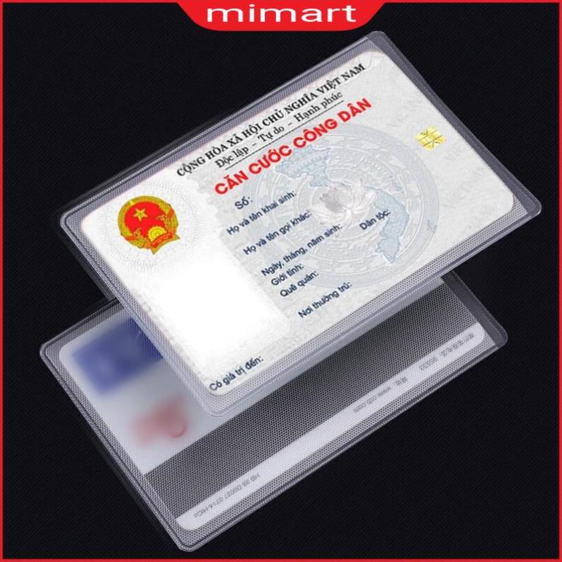 Combo 10 Túi đựng thẻ căn cước công dân, bằng lái xe, ATM, thẻ sinh viên mimart.vn
