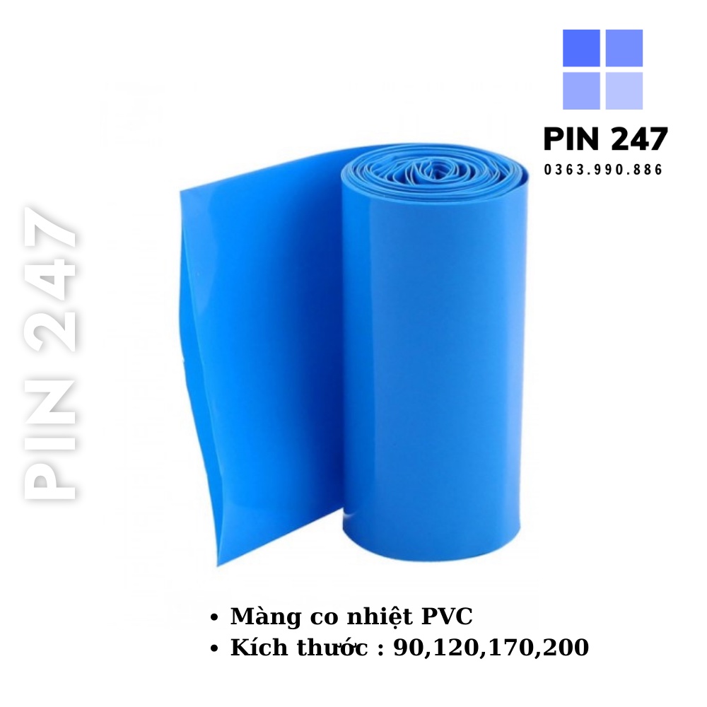 Màng co nhiệt PVC 30, 50, 70, 90, 120, 170 , 200, 220mm chống nước cách điện